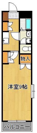 シャルマンステューディオIIの間取り画像