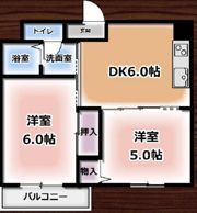 セレコート枚方Ⅱの間取り画像