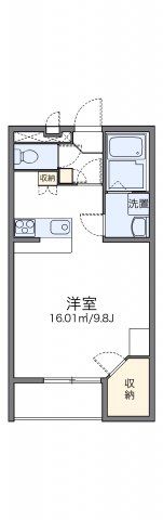 レオパレス島之内の間取り画像