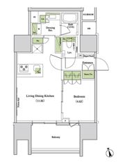 ザ・パークハビオ北千住の間取り画像