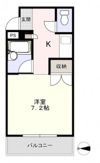AKKマンションの間取り画像