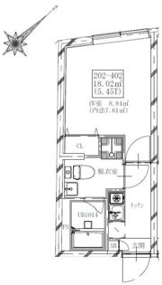フラシア北赤羽の間取り画像