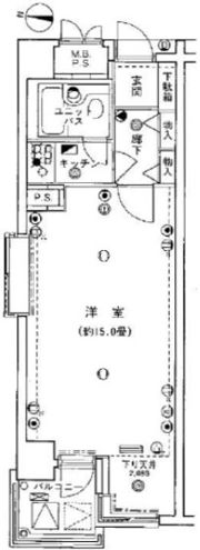 メゾン文京関口Ⅱの間取り画像