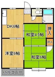 割子川パークハイツの間取り画像
