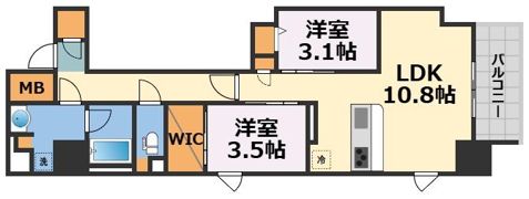 アーバネックス堺筋本町の間取り画像