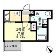 アビリオ鶴見本町通りの間取り画像
