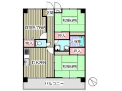 フルーベ庚午の間取り画像