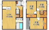 サンラプロ寺内 D棟の間取り画像