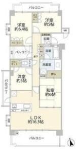 東山ヒルズの間取り画像