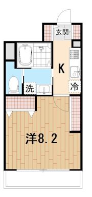 RIS参番館の間取り画像