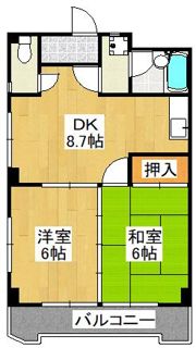 コラソンKANDAの間取り画像