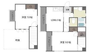 シャルムヒルズ南森町の間取り画像