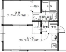 ビリーブ馬堀の間取り画像