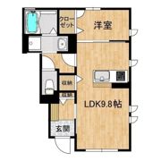 (仮）つくばみらい市富士見ヶ丘新築APの間取り画像
