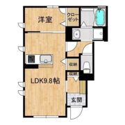 (仮）つくばみらい市富士見ヶ丘新築APの間取り画像