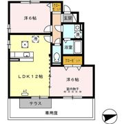 カーサ城北 A棟の間取り画像