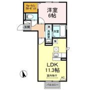 シャインクレールBの間取り画像
