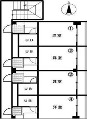 クリキマンション寺井の間取り画像