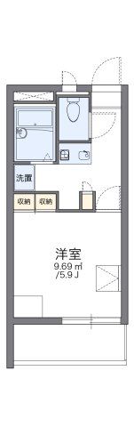 レオパレスコートデレモングラスの間取り画像