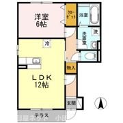 フォンティーヌBの間取り画像