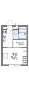 レオパレスBIRDLIMEの間取り画像