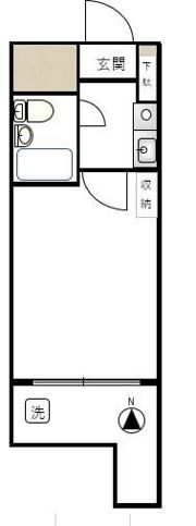 中葛西セントラルマンションの間取り画像