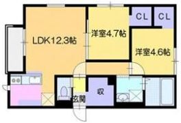 クラージュリヴィエールの間取り画像