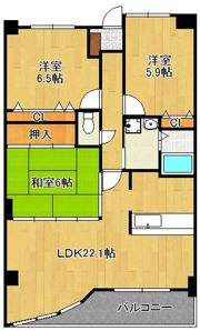 珪州館IIIの間取り画像