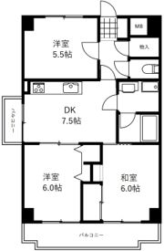 エクセル立川の間取り画像