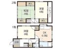 安東貸家の間取り画像