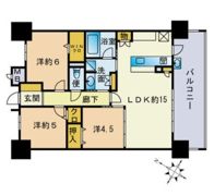 オーヴィジョン白木原駅の間取り画像
