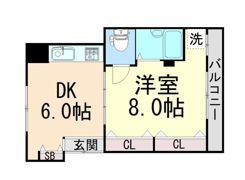 城内通3丁目住居の間取り画像