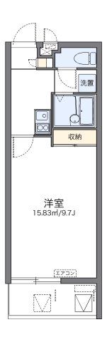 レオパレスラウレアの間取り画像