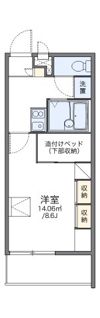 レオパレスサンブリッジⅣの間取り画像