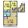 ピーヌスⅠの間取り画像