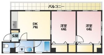 ウェルヒル住吉町の間取り画像