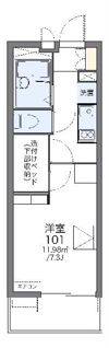 レオパレスエルムトゥプの間取り画像