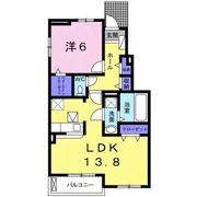 エトワール鯛浜 Aの間取り画像