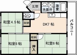 城元マンションの間取り画像