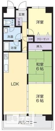 パークサイド鶴市の間取り画像