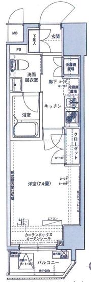 アイル秋葉原NORTHの間取り画像