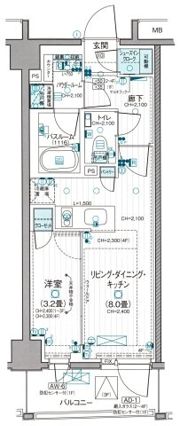 デュオステージ中野の間取り画像