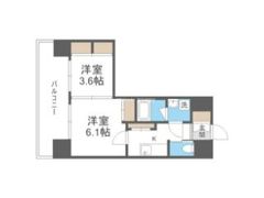 スプランディッド江坂駅前の間取り画像