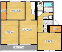 ヴィラナリー屋島II7号棟の間取り画像