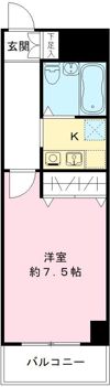 メロディーハイム夕陽丘の間取り画像