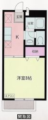 ドミールつかさAの間取り画像