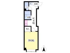レヂデンスカタヤマ東町ビルの間取り画像