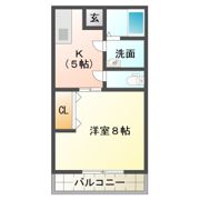 サンハイツ川西K棟の間取り画像