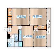 クレセント多賀城の間取り画像