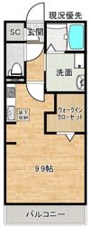 オーヴェストの間取り画像